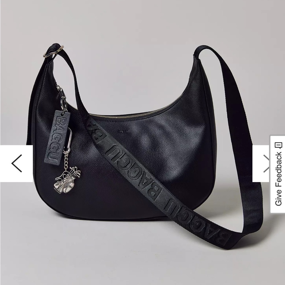 BAGGU Black Crossbody Bag